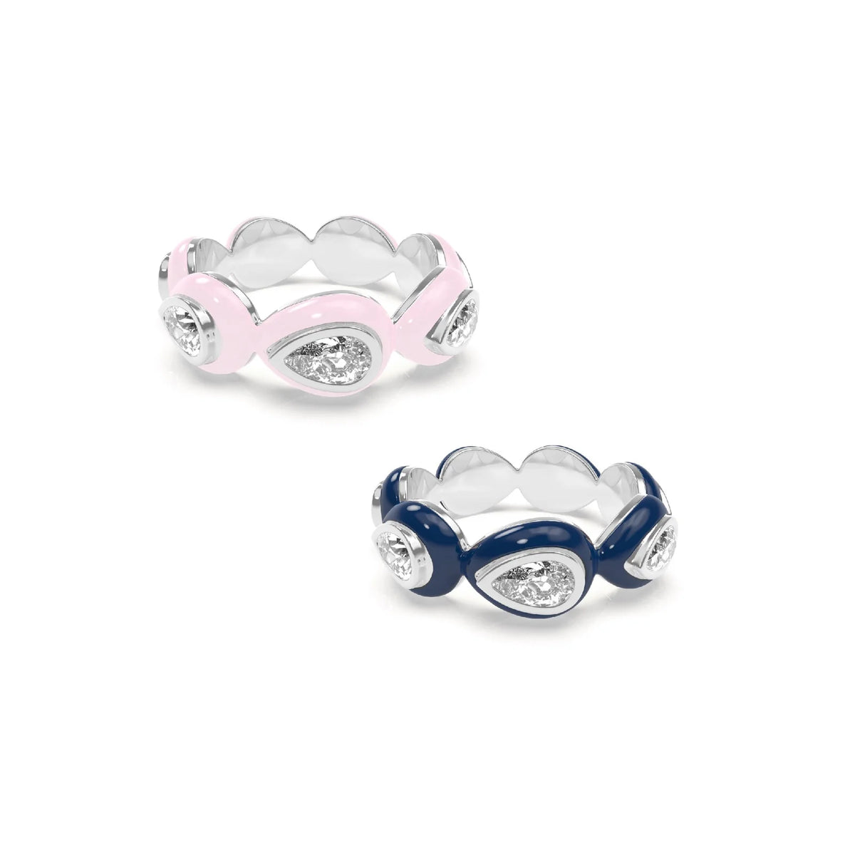 Drop Bauble ring Duo