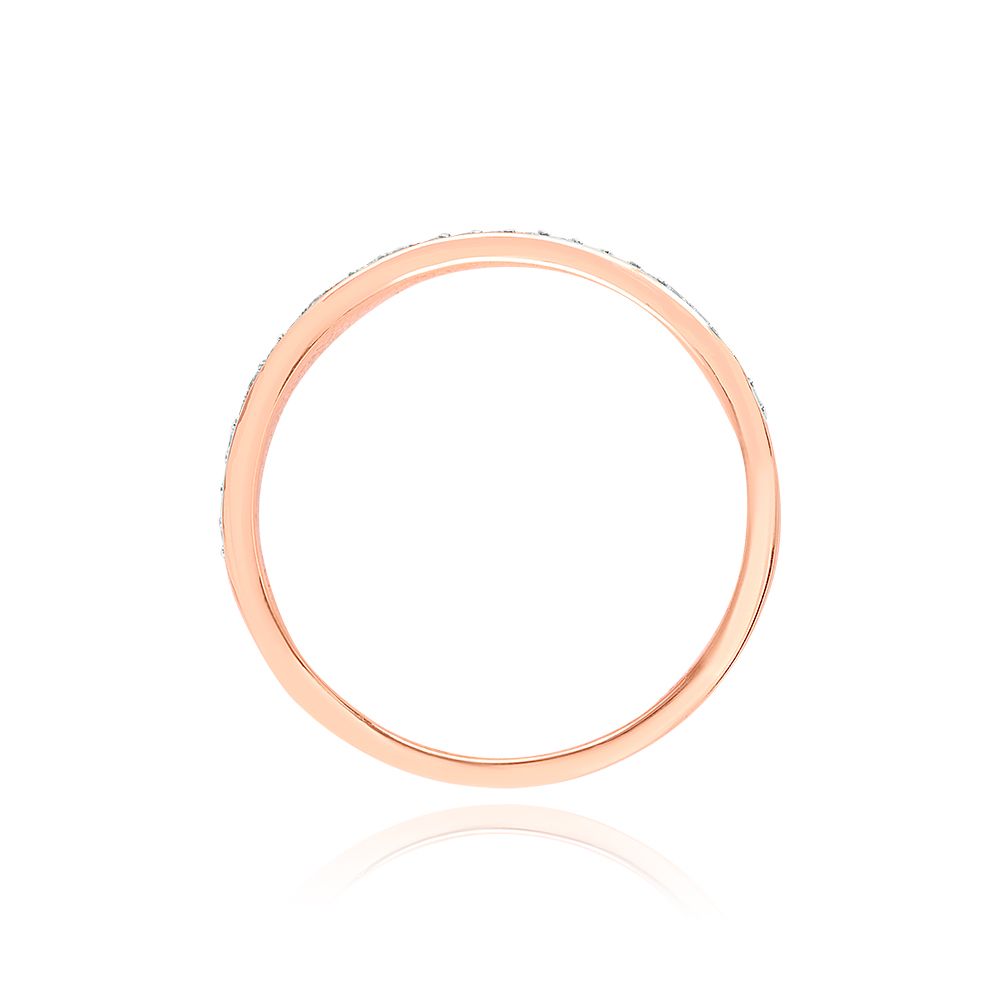 Shimmering Enameled Diamond Ring